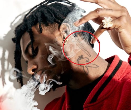 Rapper 'Playboi Cardi' satanic tattoos - Vigilant Links