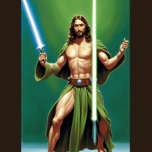 Deliberate_11_Jesus_Christ_as_a_Jedi_holding_a_green_lightsaber_in_the_sty_1.jpg