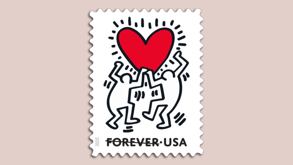 Keith Haring - Love is Universal Stamp